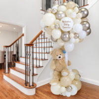 Alternative view of Luchtballon met beer sand-champagne