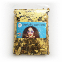 Metallic confetti 10mm Rond 250 gram Goud