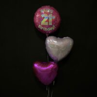 Alternative view of 9) Happy 9de verjaardag ballon rose