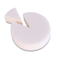 1) Latex grimeerspons rond (8 puntjes)