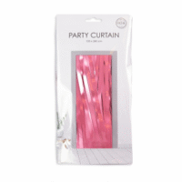 5) Party curtain 100x240cm - Flame Retardent - baby pink