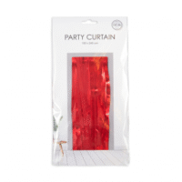 Party curtain 100x240cm - Flame Retardent - red