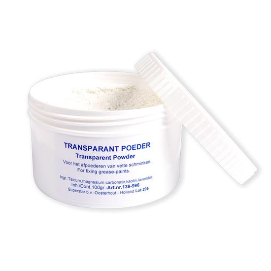 8) Transparantpoeder (100gr)