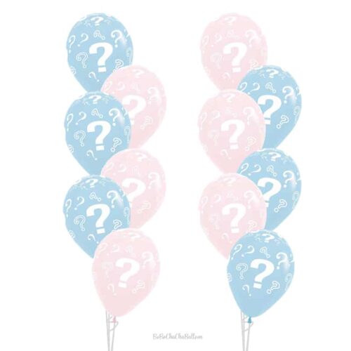 Alternative view of Gender reveal ballon 80cm, luxe pakket