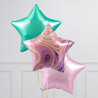 Alternative view of Folie ballon cijfer set + gratis gewichten