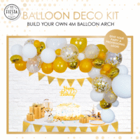 Ballondecoratie ballonboog Do it yourself kit-Goud