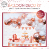 Ballondecoratie ballonboog Do it yourself kit-Rose gold