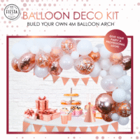 Ballondecoratie ballonboog Do it yourself kit-Rose gold