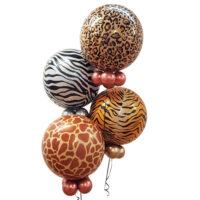 Jungle folie orbz ballontros met gratis balloon weight