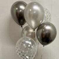 Alternative view of 2x Bouquet Godan Zilver (Gratis ballongewicht)