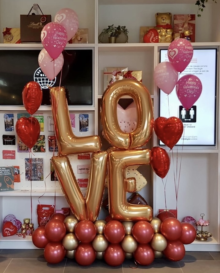 Love ballondecoratie (2 variaties)