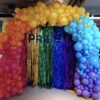Regenboog organic ballonnen boog