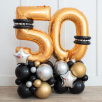 Cijfer decoratie goud luxe