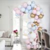 Organic babyshower balloonwave