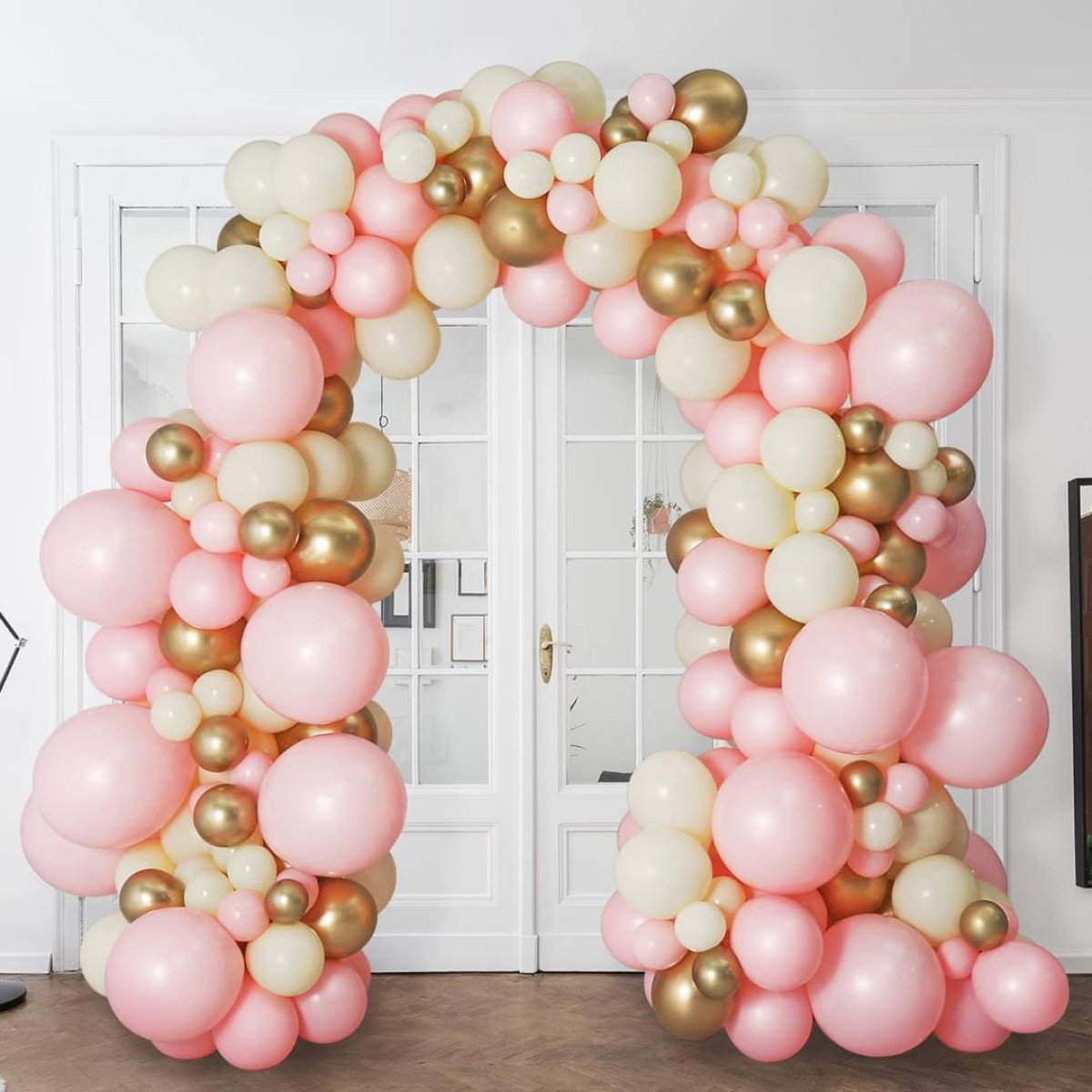 Organic Roze-gold-cream ballonboog