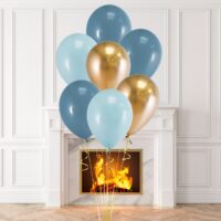 Helium ballon set Misty Blue