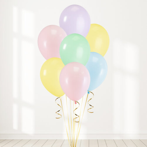 Helium ballon set Macaron assortiment