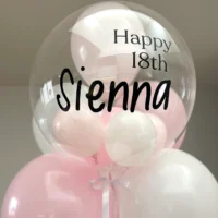 Alternative view of Luxe gepersonaliseerde XL Bubble tekst ballon (tip)