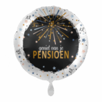Folie ballon " geniet van je Pensioen"