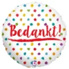 Folie ballon "Bedankt"