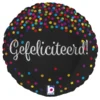 Folie ballon Gefeliciteerd"