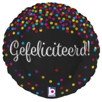 Folie ballon Gefeliciteerd"