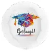 Folie ballon "  glitter Geslaagd"