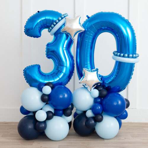 Alternative view of Cijfer decoratie Royal Blue