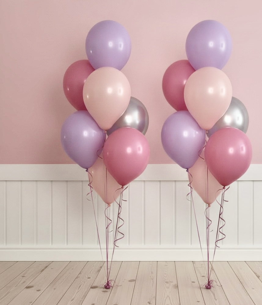 Helium ballon set Luxe Rosewood storm per tros