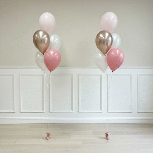 Ballonset luxe Roze dusk per tros